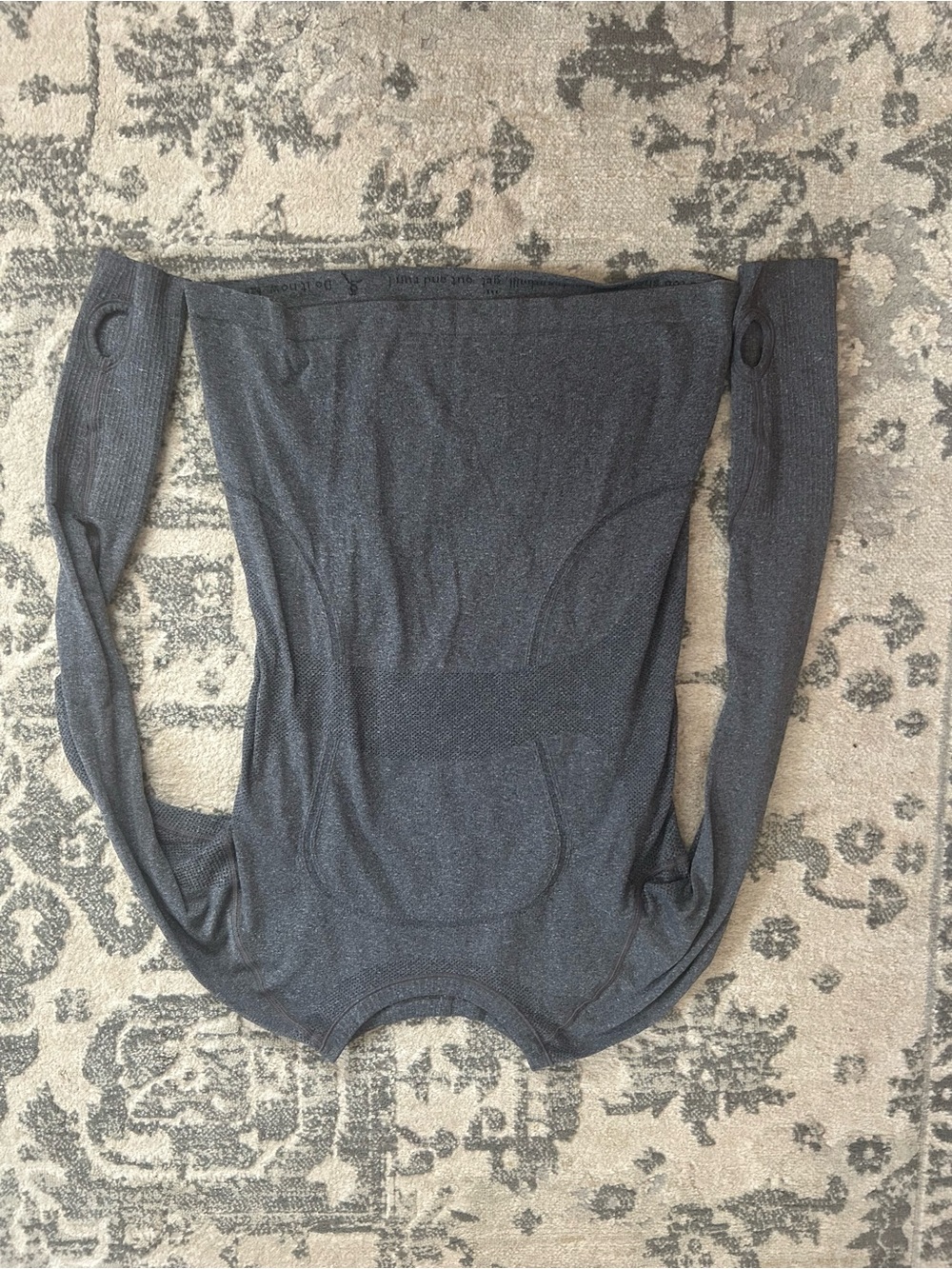 lululemon athletica Long Sleeve Top in Charcoal